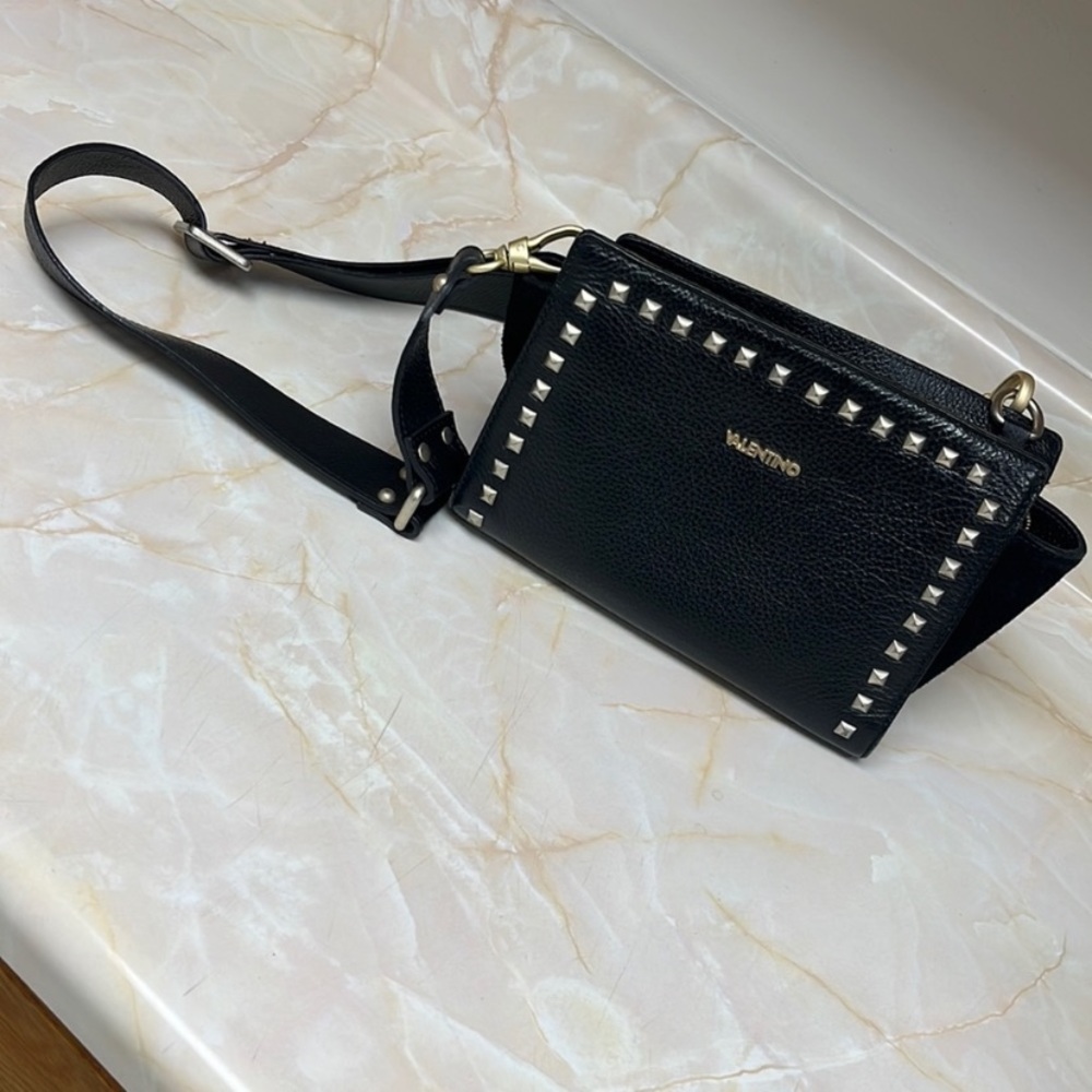 Valentino Rockstud Black Crossbody Bag